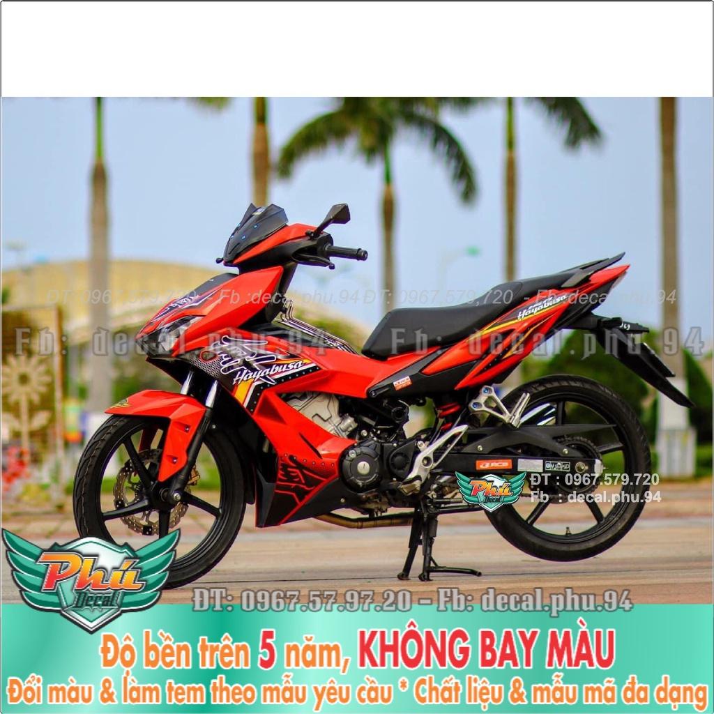 Tem Rời Winner X đỏ đen hayabusa (K)