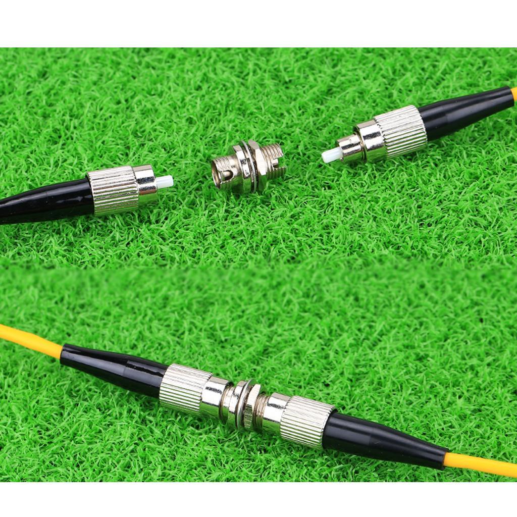 FC-APC Flange Singlemode Fiber Optic FC Coupler Insertion Loss<=0.2dB