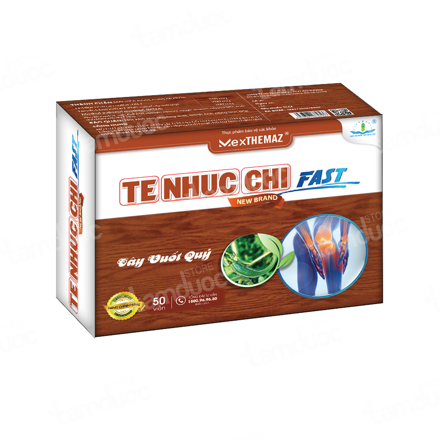 Tê Nhức Chi Fast New Brand Hỗ Trợ Giảm Đau Mỏi Xương Khớp, Thoái Hóa Khớp, Đau Thần Kinh Tọa, Tê Nhức Chân Tay