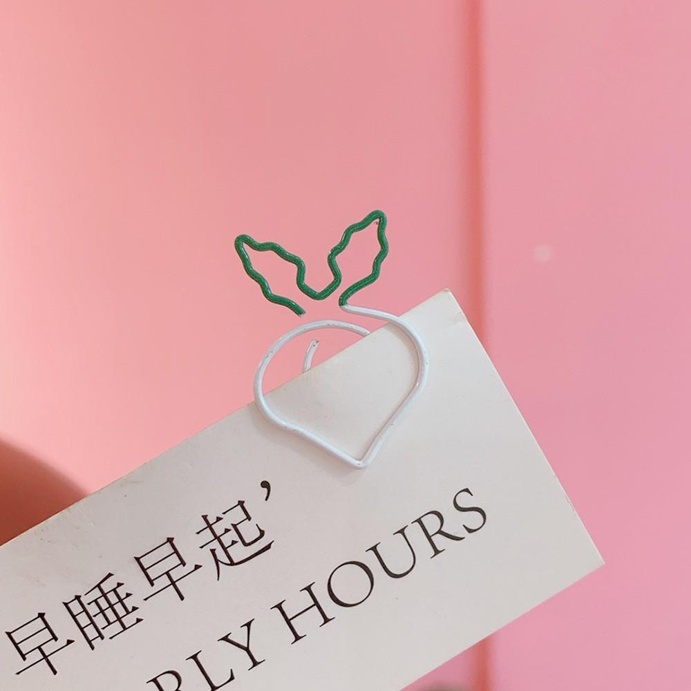 Kẹp giấy rau củ quả màu sắc dễ thương
