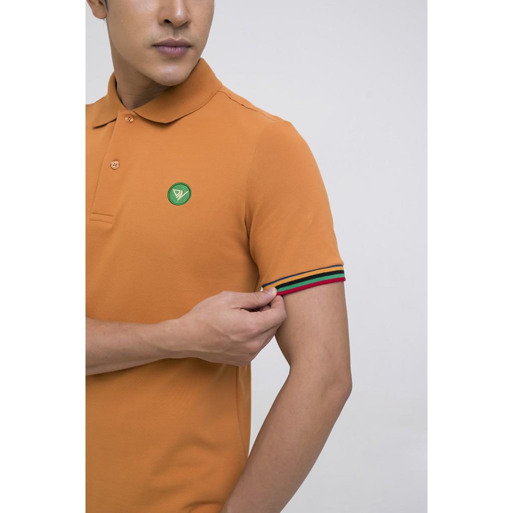 Áo thun polo nam cao cấp logo tròn chất cotton mềm mịn thấm hút mồ hôi chính hãng DARNELL DN04