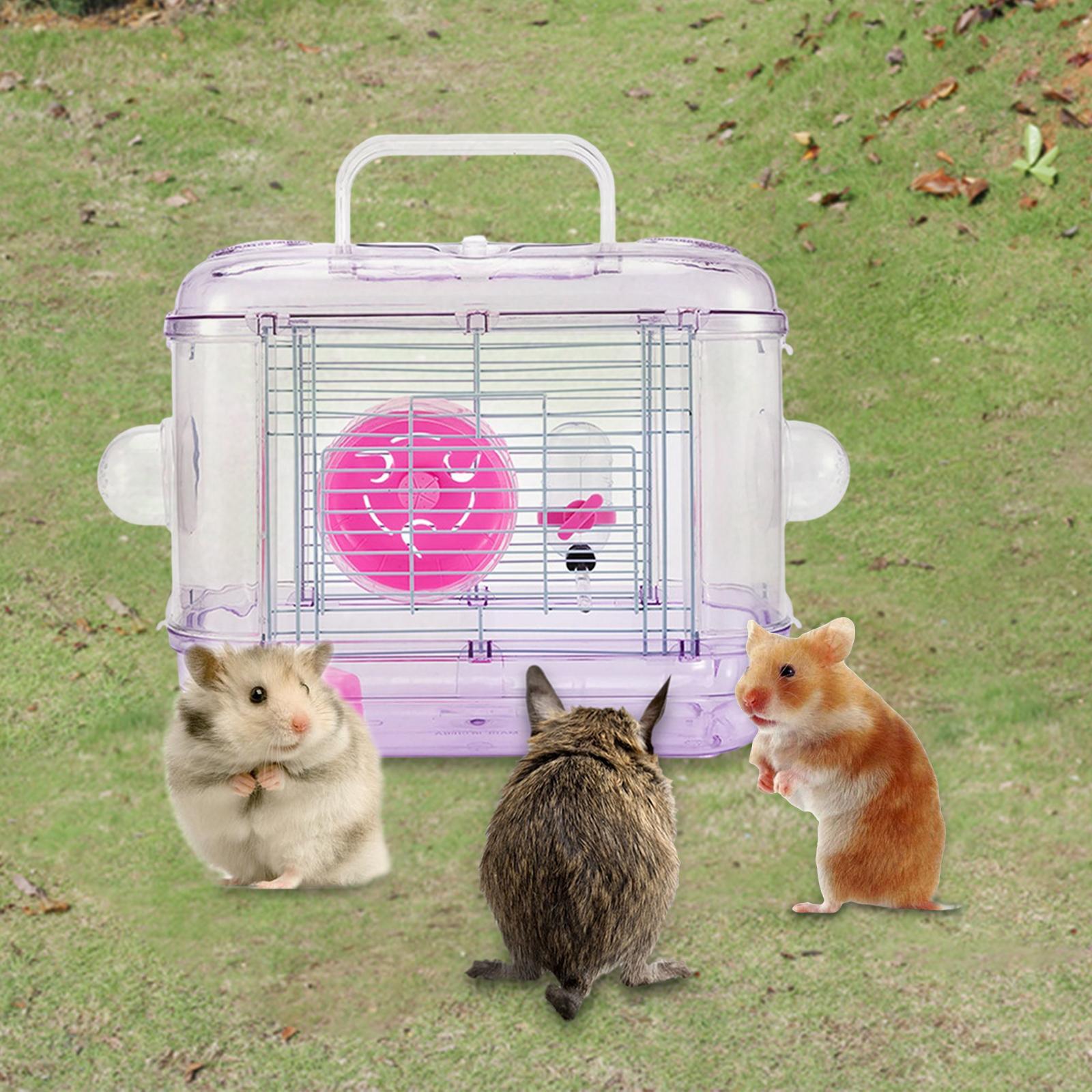 Hamster Travel Portable Carrier Hamster Travel Bag for Hedgehog Squirrel