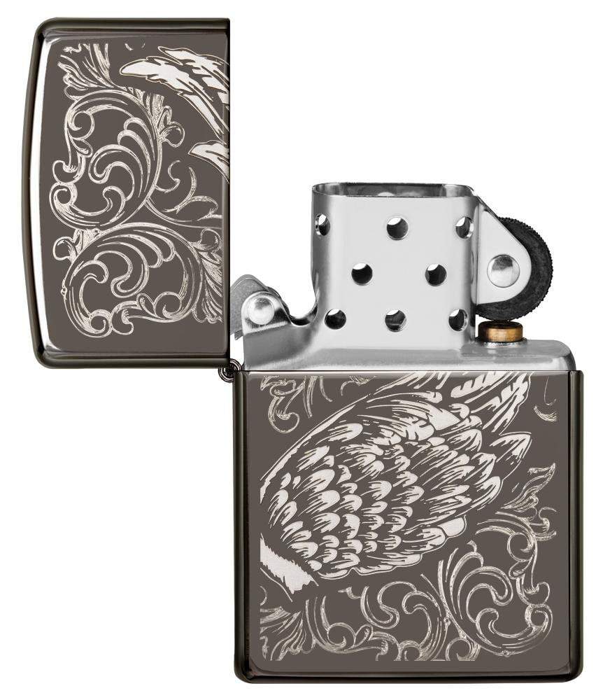 Bật Lửa Zippo Filigree Flame and Wing Design 29881