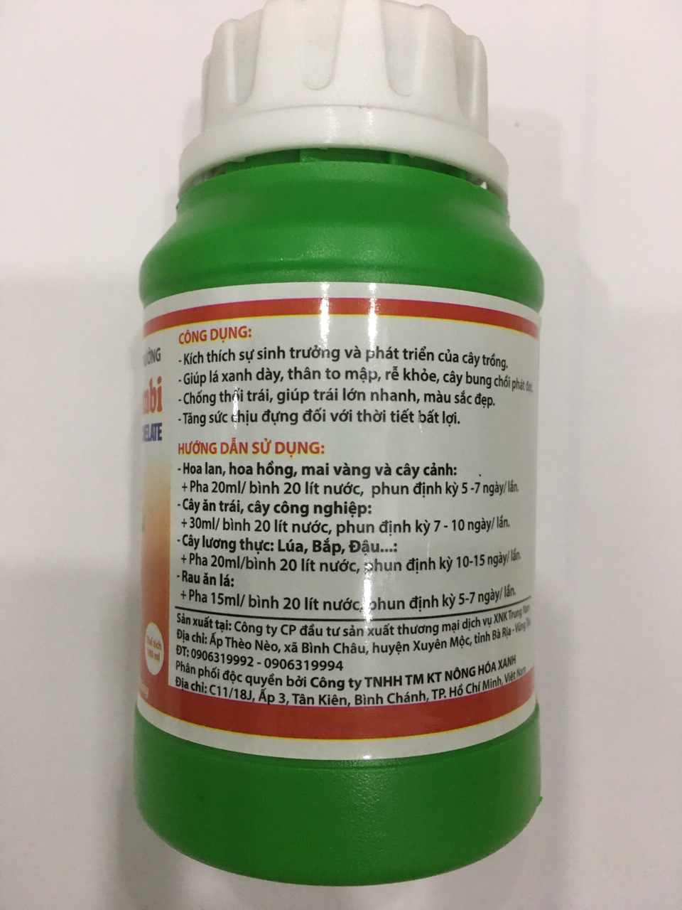 Hình ảnh Phân Amino - Combi bổ sung Trung Vi lượng dạng Chelate giúp Siêu kích thích sinh trưởng cho hoa Lan - Hồng - hoa cảnh và các loại cây trồng