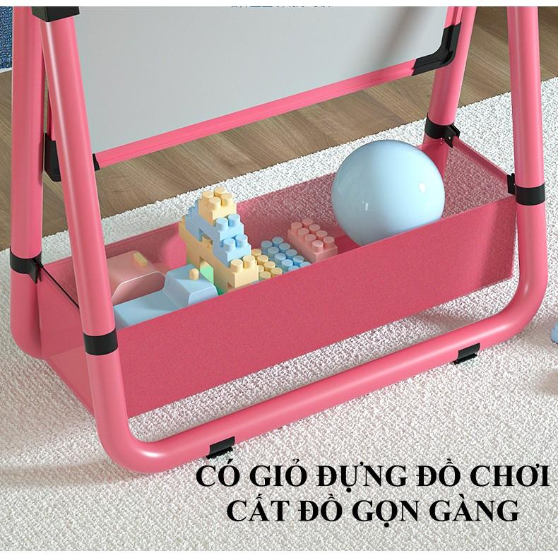 Bảng Tập Vẽ 2 Mặt Gấp Gọn Cho Bé Có Giá Đựng, Size to