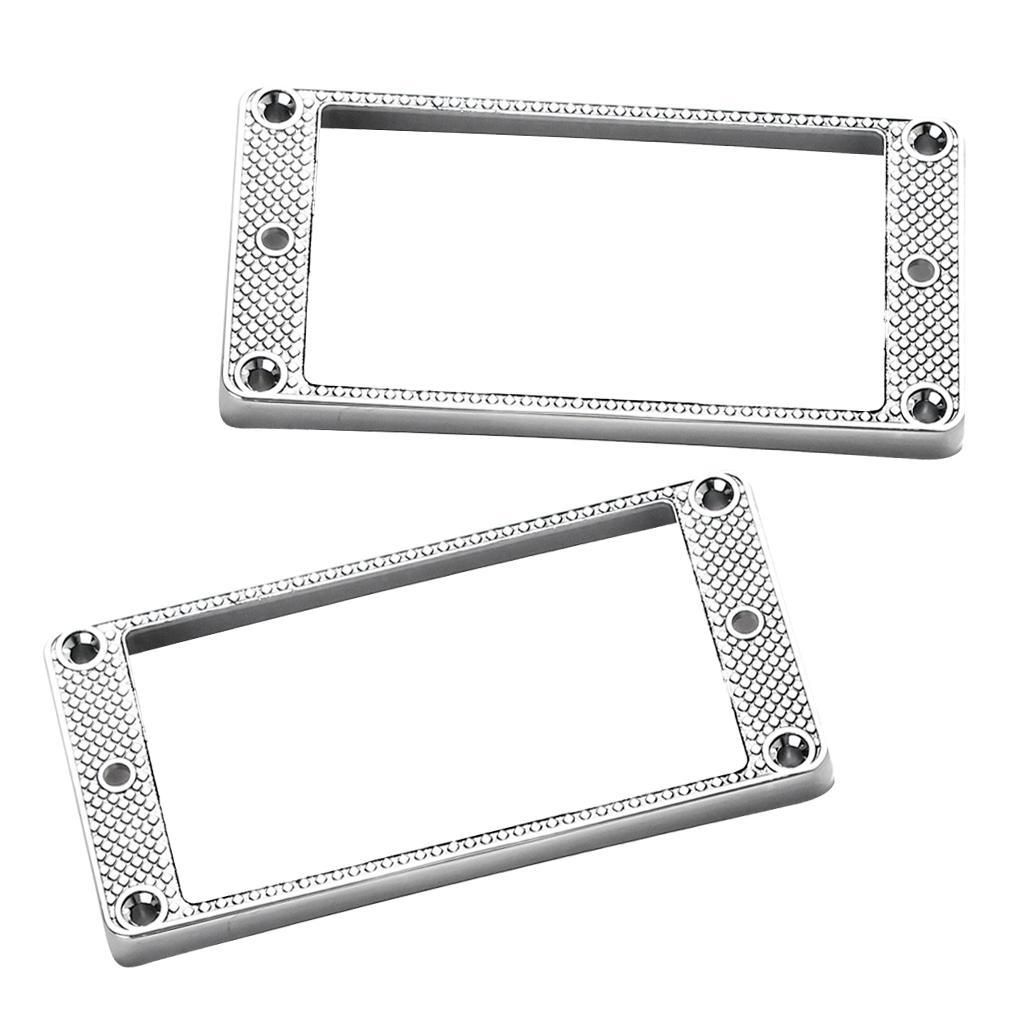 2 Pieces Electric Guitar Pickup Accessories Guitar Humbucker Pickup Frame