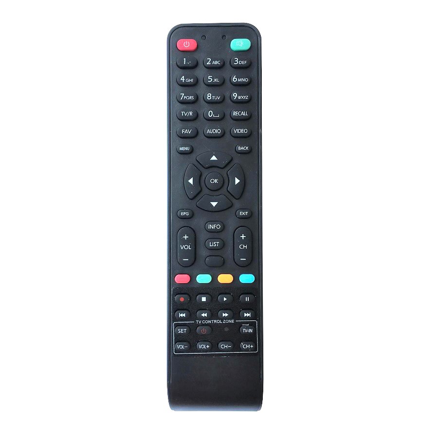 Remote Điều Khiển Dùng Cho Đầu Thu TV SCTV - Truyền Hình KTS Cáp SCTV (Kèm Pin AAA Maxell)