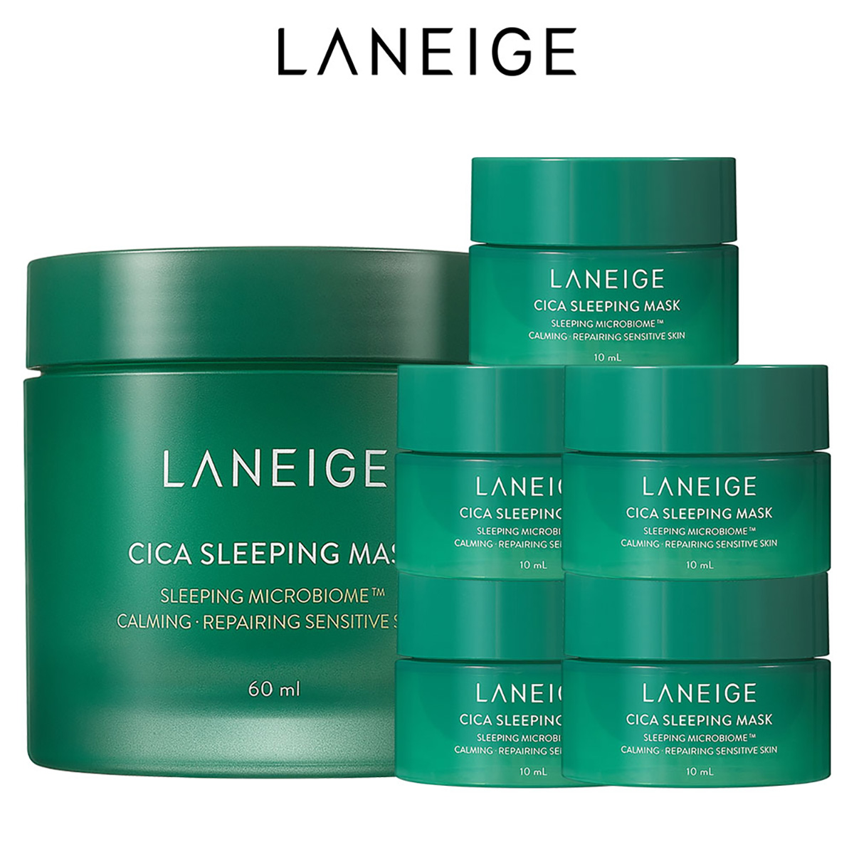 Bộ Mặt Nạ Ngủ Phục Hồi Laneige Cica Sleeping Mask EX 60ml + 50ml
