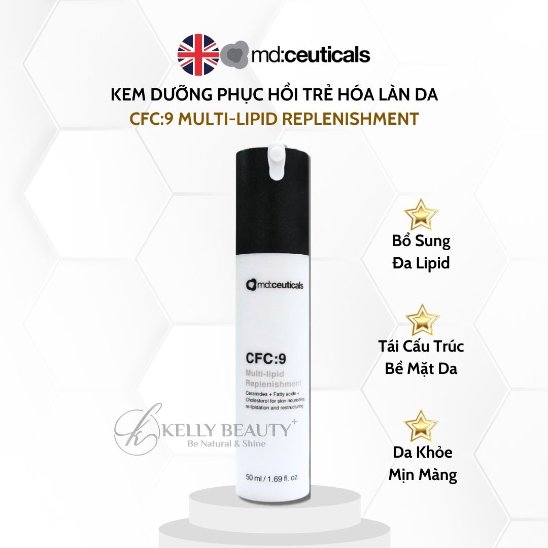 Kem Dưỡng Phục Hồi Trẻ Hóa Da CFC:9 Multi-Lipid Replenishment - MD:Ceuticals | Kelly Beauty