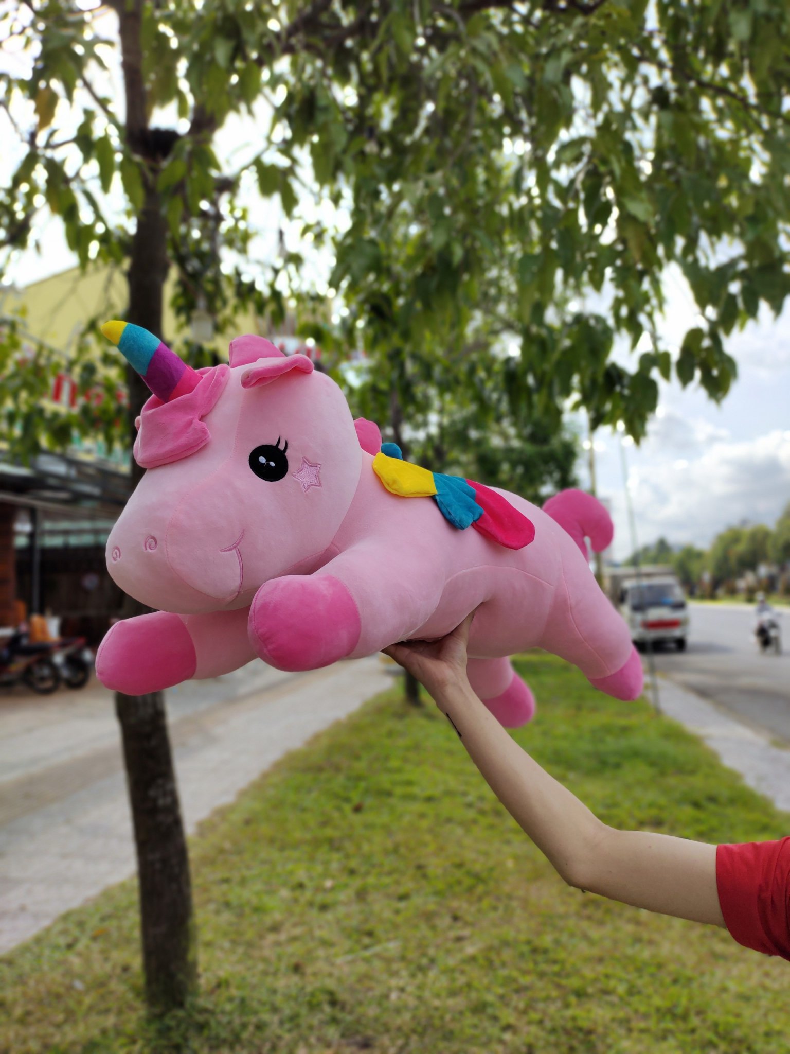 Gấu bông ngựa pony unicorn 1 sừng