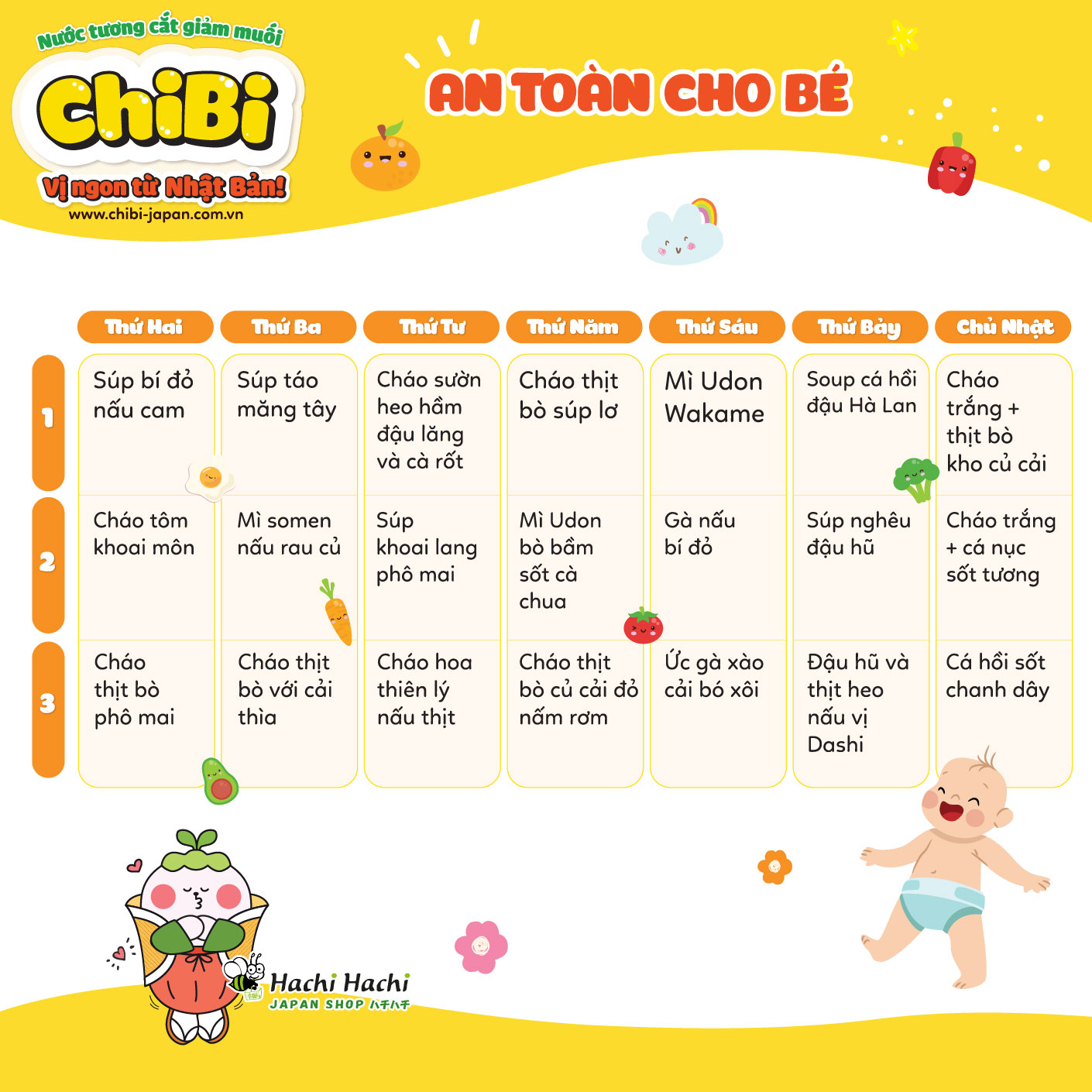 Nước tương ăn dặm giảm muối Nhật Bản 150ml ChiBi (Yamagen) cho bé từ 9 tháng tuổi