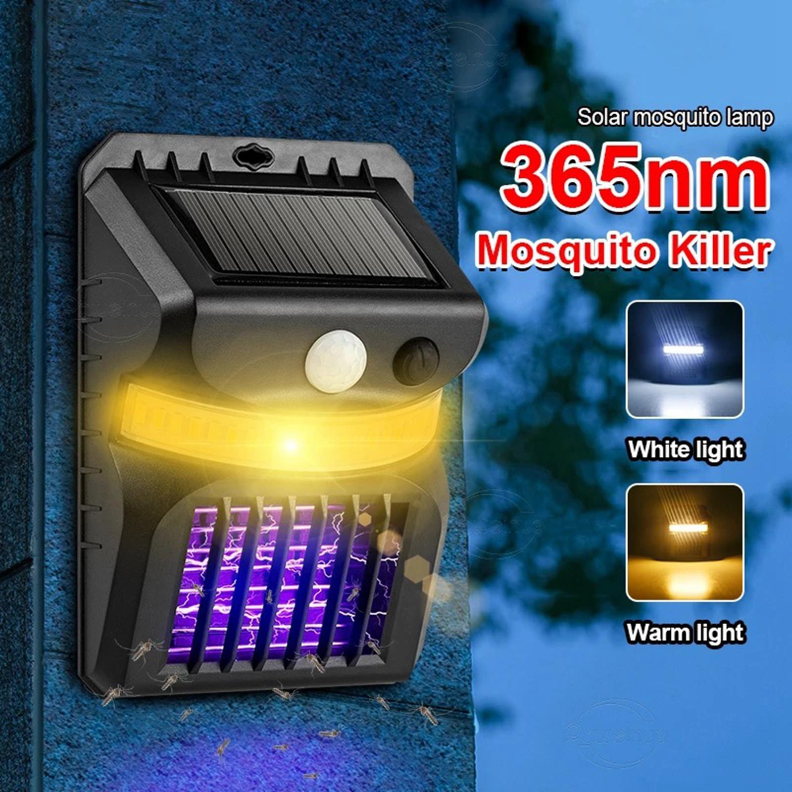 Solar   Lamp  Attracting Bug