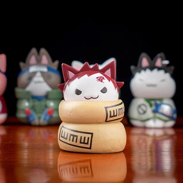 Tượng Mini Mèo Naruto Cute Trang Trí Decor Góc Học Tập PK31