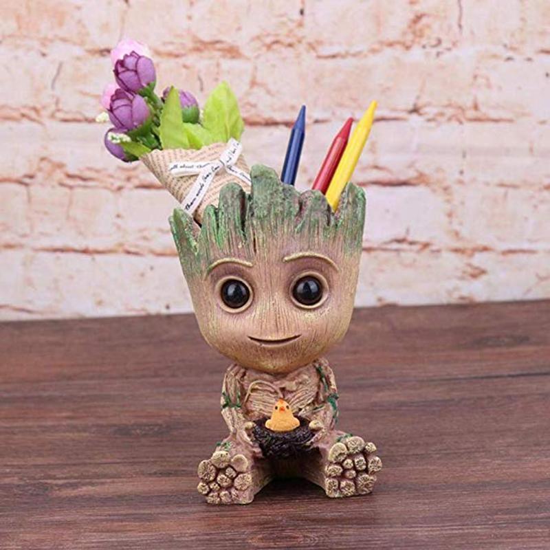 MARVEL Chậu Cây Hình Nhân Vật Groot Trong Phim Vệ Binh Dải Ngân Hà