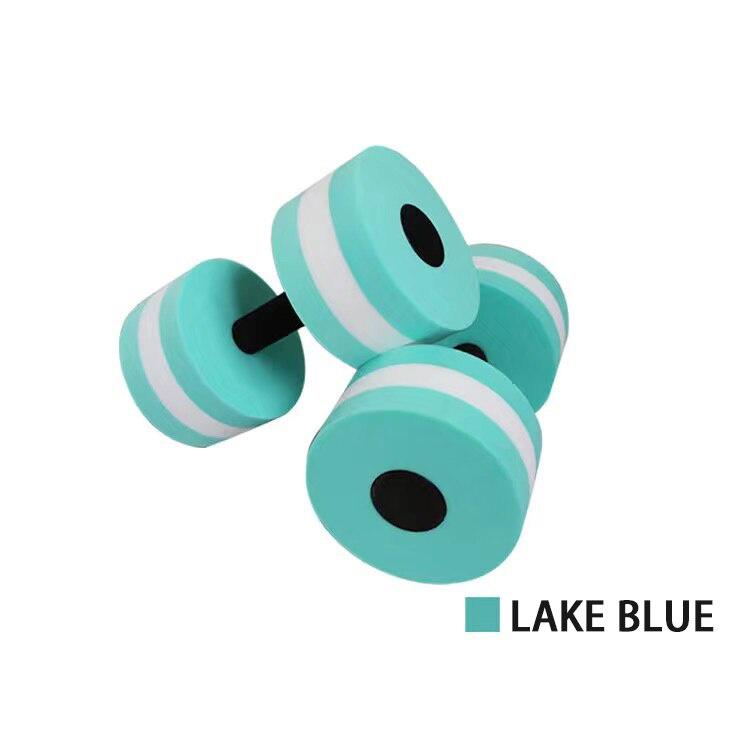 1 Pair Water Floating Sponge Type Dumbbell EVA Foam Fitness Sports Swimming Pool Exercise Adjustable Dumbbell Yoga Sports Goods