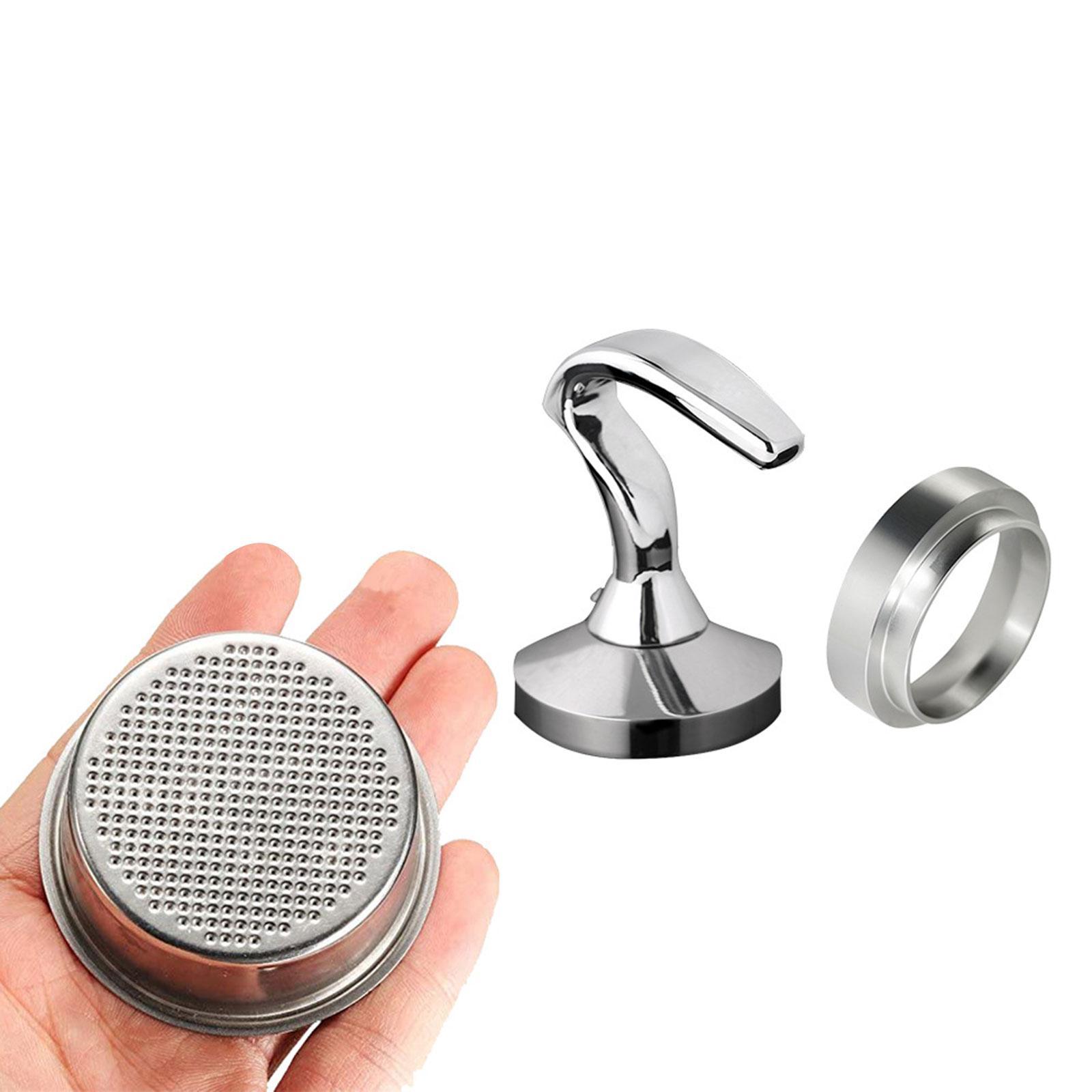 3 Pieces Coffee Distributor Tamper Coffee Machine Parts for Kitchen Bar Restaurant