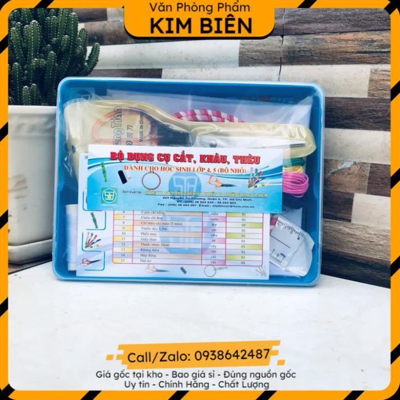 ️sỉ vpp,sẵn hàng️ Bộ dụng cụ cắt, khâu, thêu(bộ nhỏ) lớp 4-5 - VPP Kim Biên