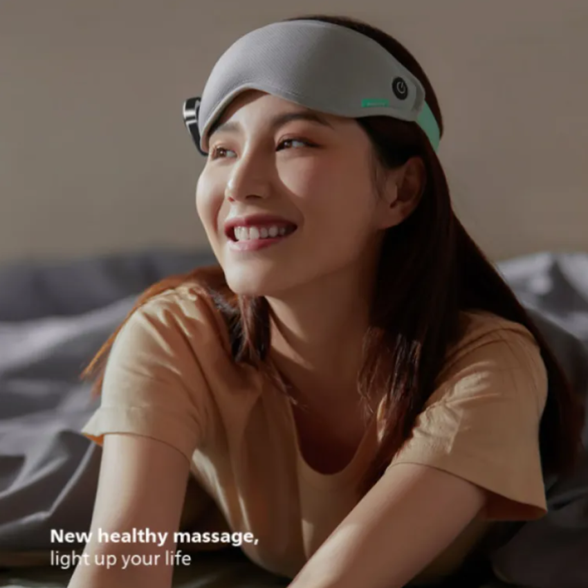 Máy massage mắt nóng và lạnh công nghệ 3Dsuit và VibWave. Thương hiệu Philips Hà Lan cao cấp PPM3101E - Dung lượng pin: 600mAh - HÀNG NHẬP KHẨU