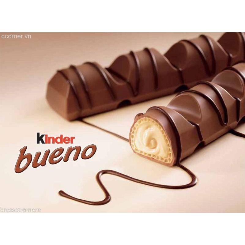 Bánh Xốp Kem Tươi Phủ Chocolate Kinder Bueno 43g