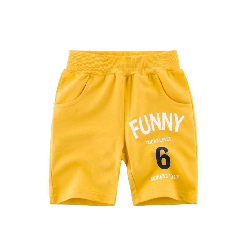 Quần Short bé trai 27Kids dáng thể thao thun cotton hàng xuất khẩu Châu Âu