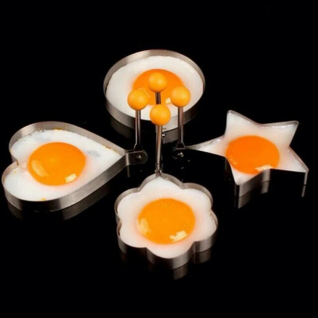 Khuôn Rán Trứng, Rán Bánh Set 5 Cái - Hàng Chất Lượng