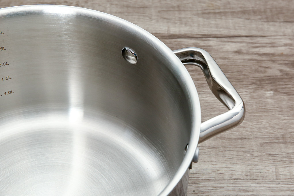 Bộ nồi inox liền khối Elmich Trimax ECO EL-8001 size 18, 20, 26cm - Tiêu chuẩn Châu Âu - Sử dụng cho mọi loại bếp