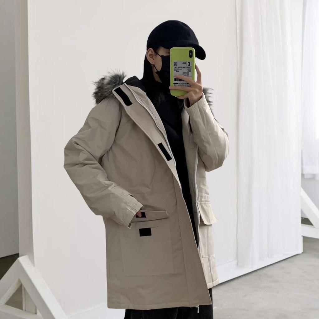 Áo khoác Parka Fur Windy, JACKLANE, Áo khoác trần bông Unisex Jack Lane