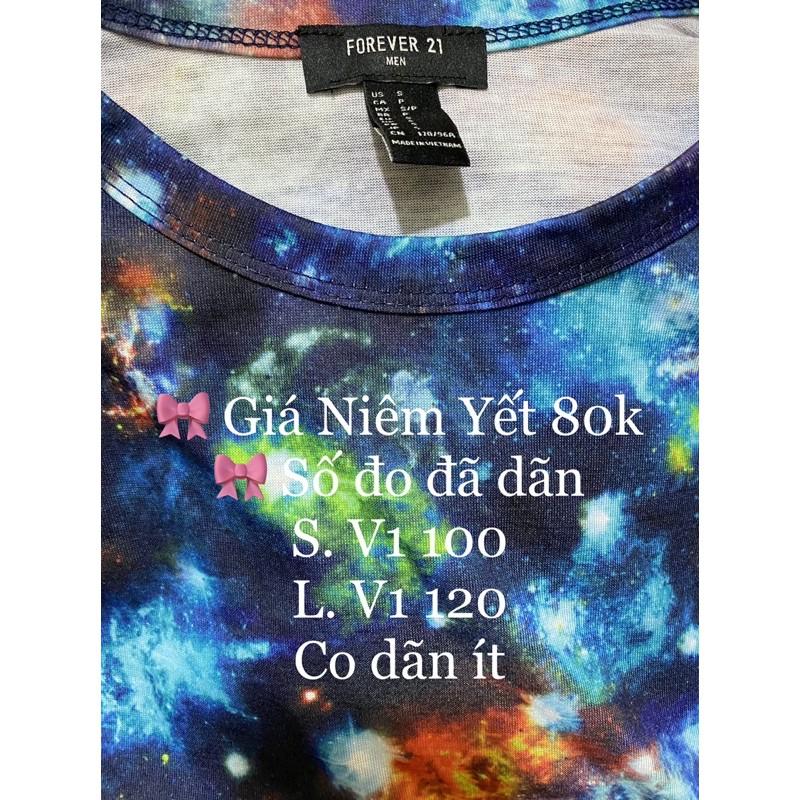 Áo thun unisex, dãn ít, nam nữ, vũ trụ