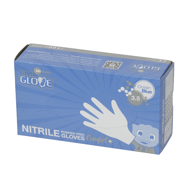 Găng Tay Y Tế Cao Cấp Nitrile I'M Gloves OCEAN BLUE 3.5GR MÀU XANH DƯƠNG SriTrang Thái Lan