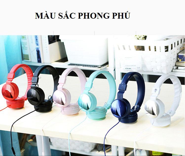 Tai Nghe Có Dây AK103 Chụp Tai On-ear AK103 (Giao Mẫu Ngẫu Nhiên )