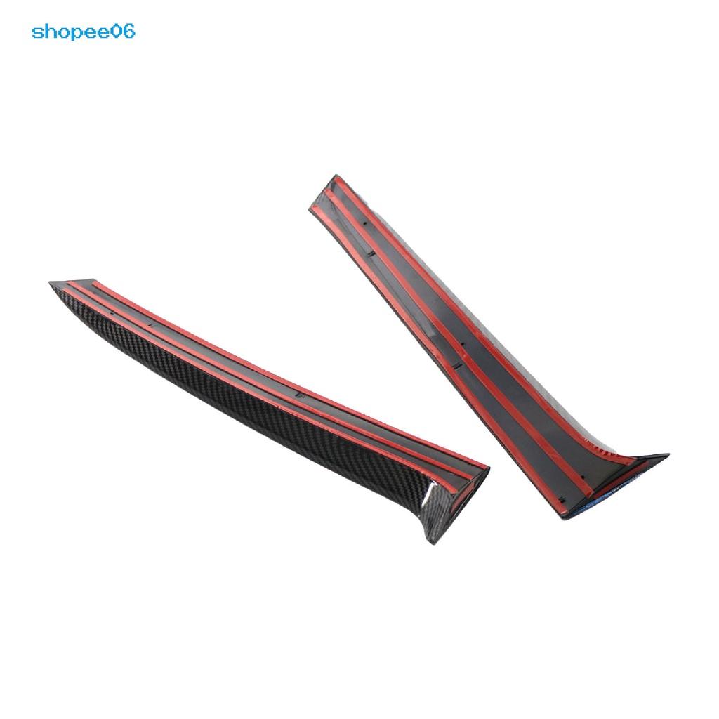 1 Cặp Cánh Gió Gắn Cửa Sổ Sau Xe Hơi Bằng Sợi Carbon Bền Bỉ Cho VW Golf 7 Station Wago 14-17