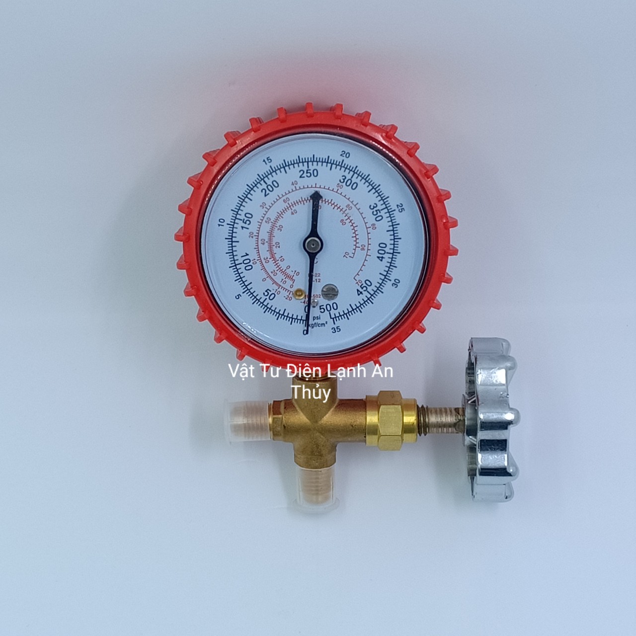 Đồng hồ nạp gas tủ lạnh điều hoà (CT-466) - Đồng hồ nạp gas máy lạnh đơn đỏ