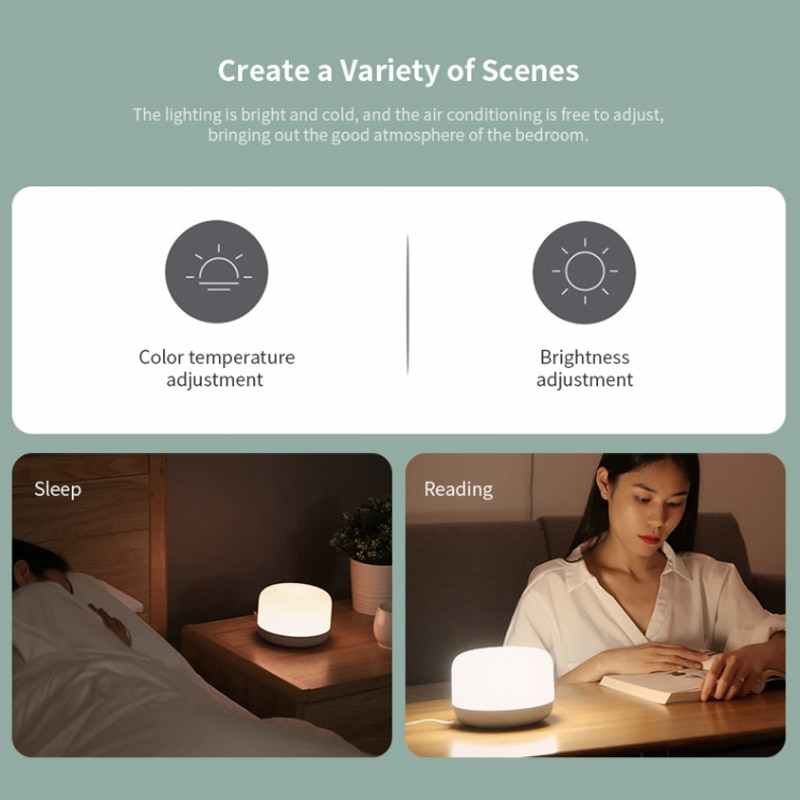 Đèn ngủ thông minh Yeelight LED Bedside Lamp D2 WRGB - Tương thích Apple HomeKit, Google Home