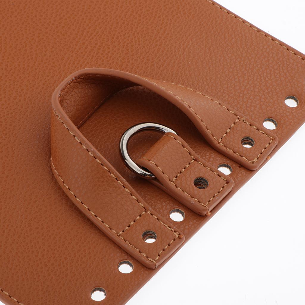 Leather Knit Backpack Making Craft Kit Brown