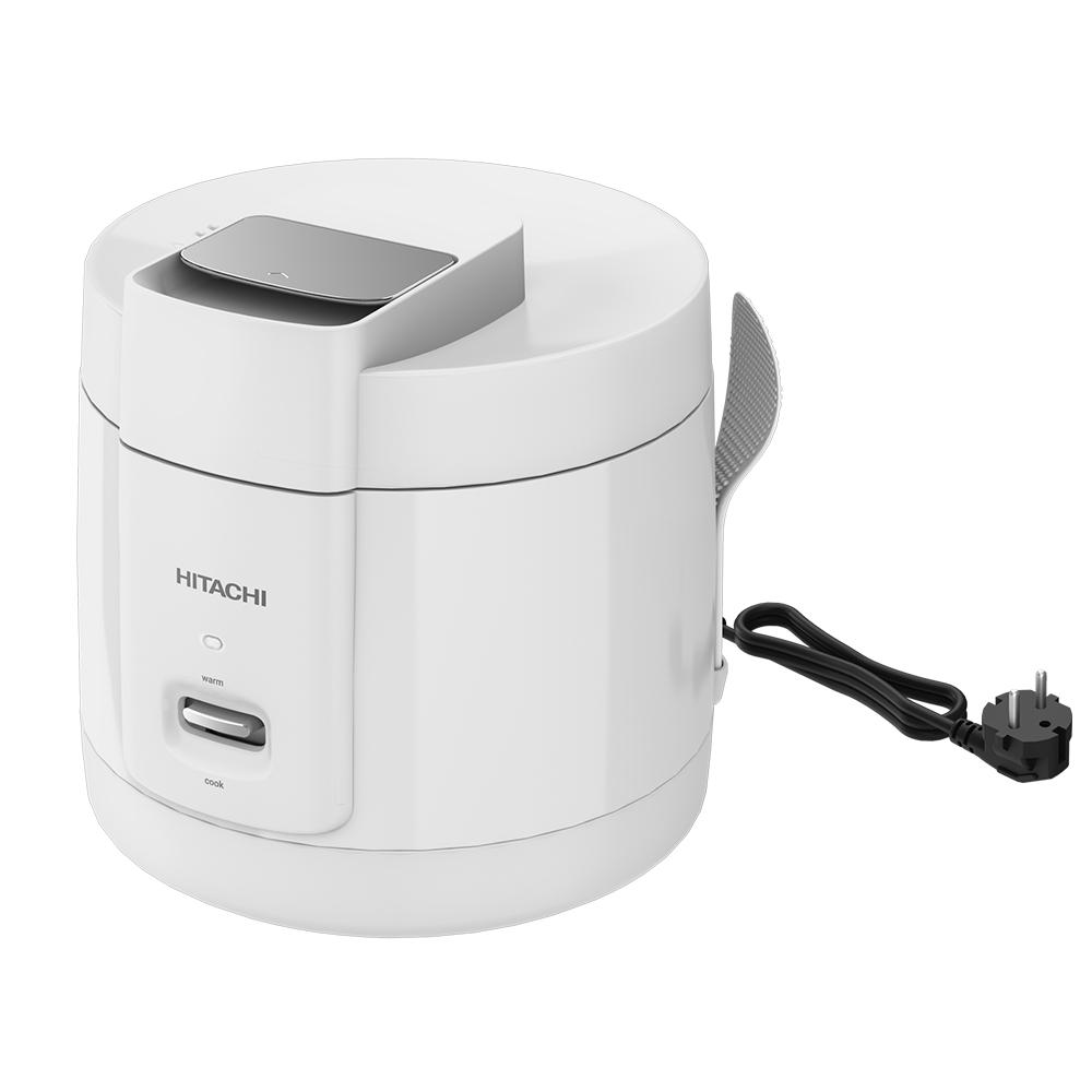 Nồi cơm điện cơ Hitachi RZ-S18MM-W, dung tích 1.8L, màu trắng - Hàng chính hãng