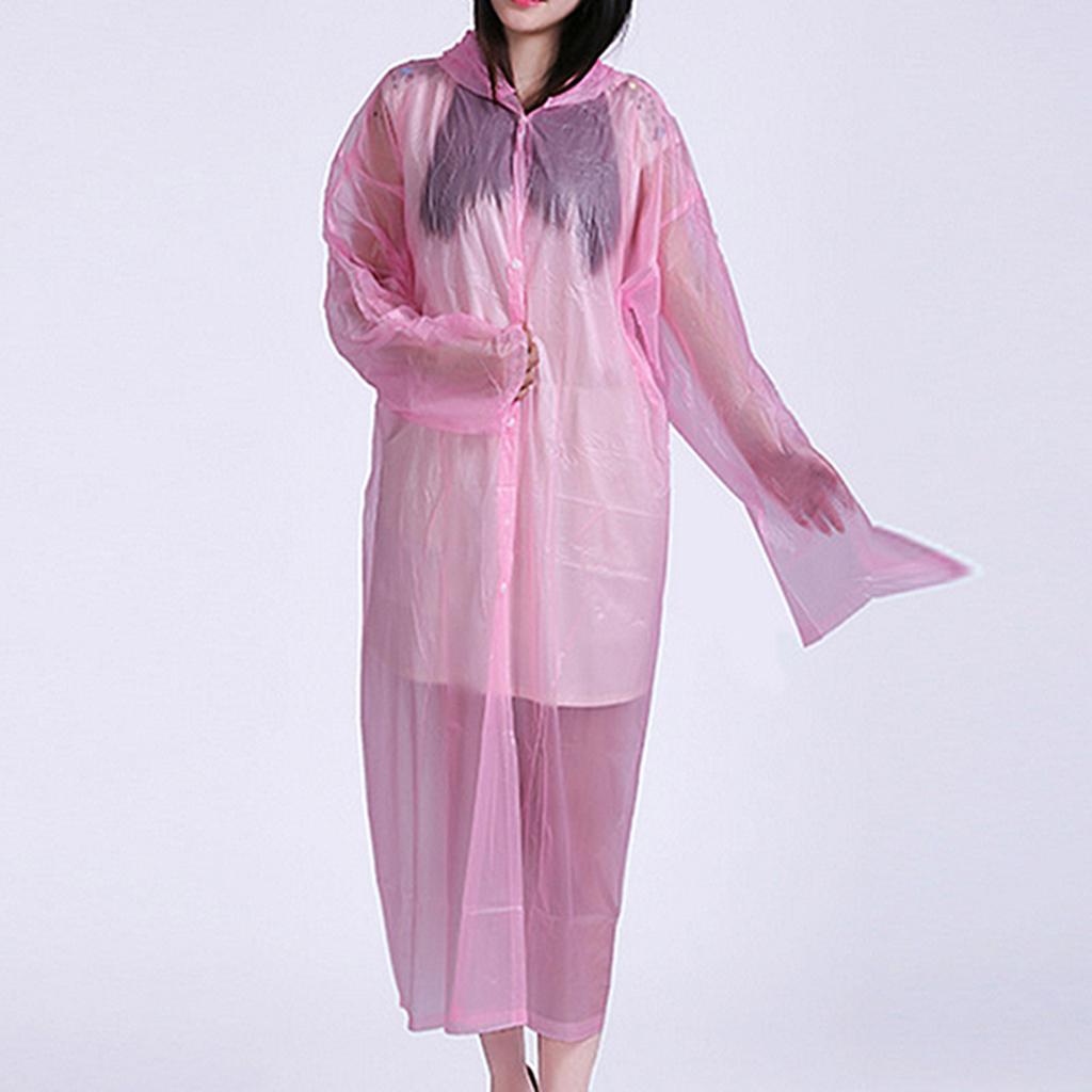 1pc Non-one-time Hiking Camping Fishing Adult Emergency Waterproof Raincoat