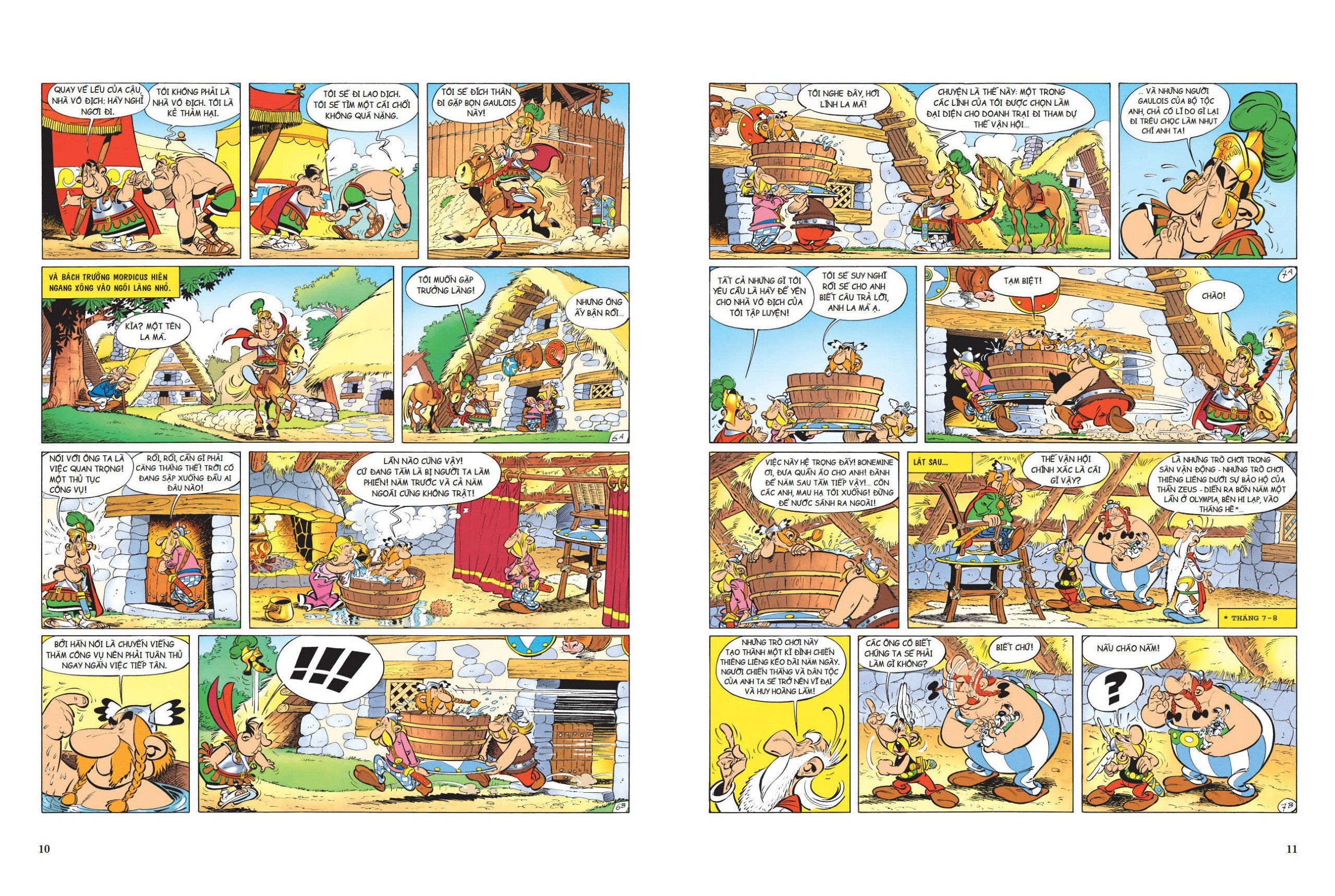 [Combo 3 Cuốn mới nhất 2024 – In màu toàn bộ] ASTERIX (Astérix - Chiếc Khiên Arverne; Astérix Và Cái Vạc và Astérix Ở Thế Vận Hội) –NXB Kim Đồng