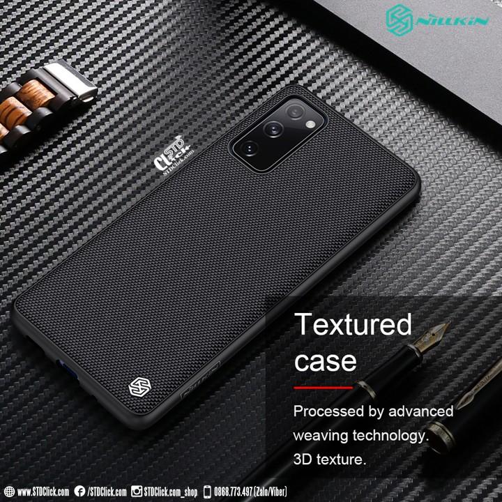 ỐP LƯNG DÀNH CHO ĐIỆN THOẠI SAMSUNG GALAXY S20 FE NILLKIN TEXTURED