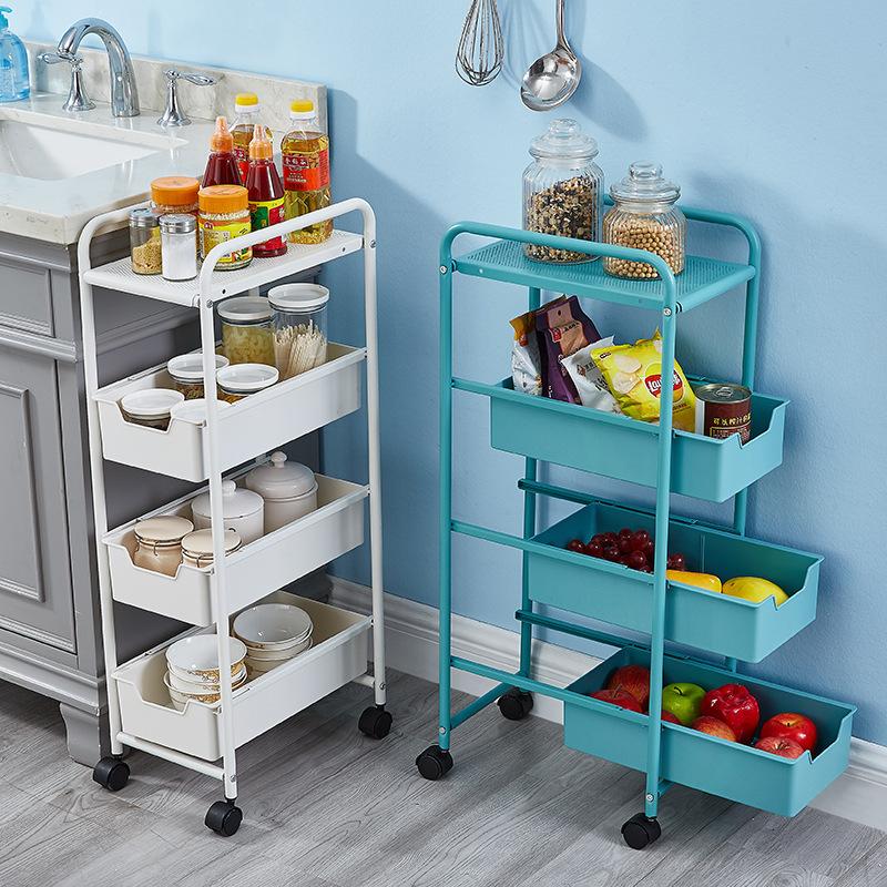 Khuyến mại giá nhà bếp từ sàn đến trần ngăn kéo nhiều lớp kéo xe đẩy giỏ rau quả phòng tắm khoảng cách lưu trữ giá