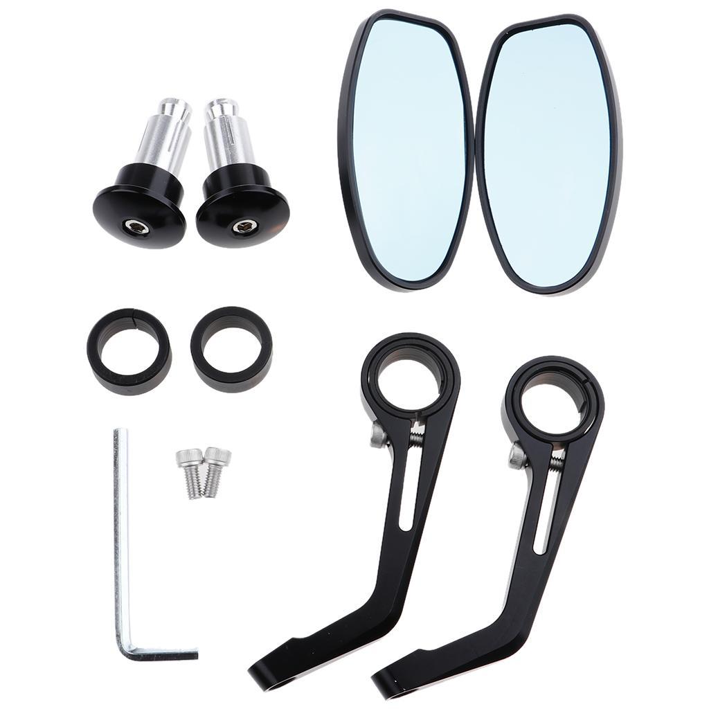 2 Pieces Motorcycle Side Mirror for Motorbike,Dirt Bike and Scooter