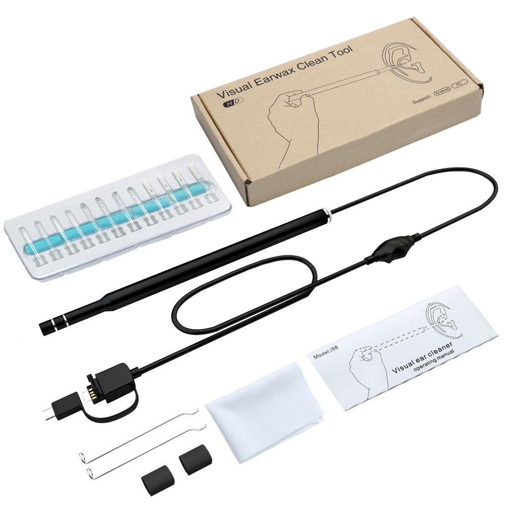 Camera Nội Soi Tai 3 Trong 1 0.3MP, Có Đèn LED Đa Chức Năng