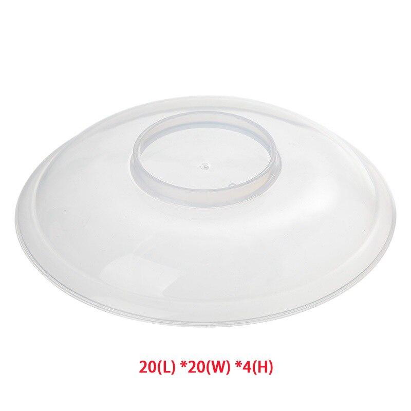 Round Food Insulation Cover Microwave Splash-proof Cover Clear Lid Safe Vent Keeping Fresh Seal Wrap Cover Kitchen Accessories