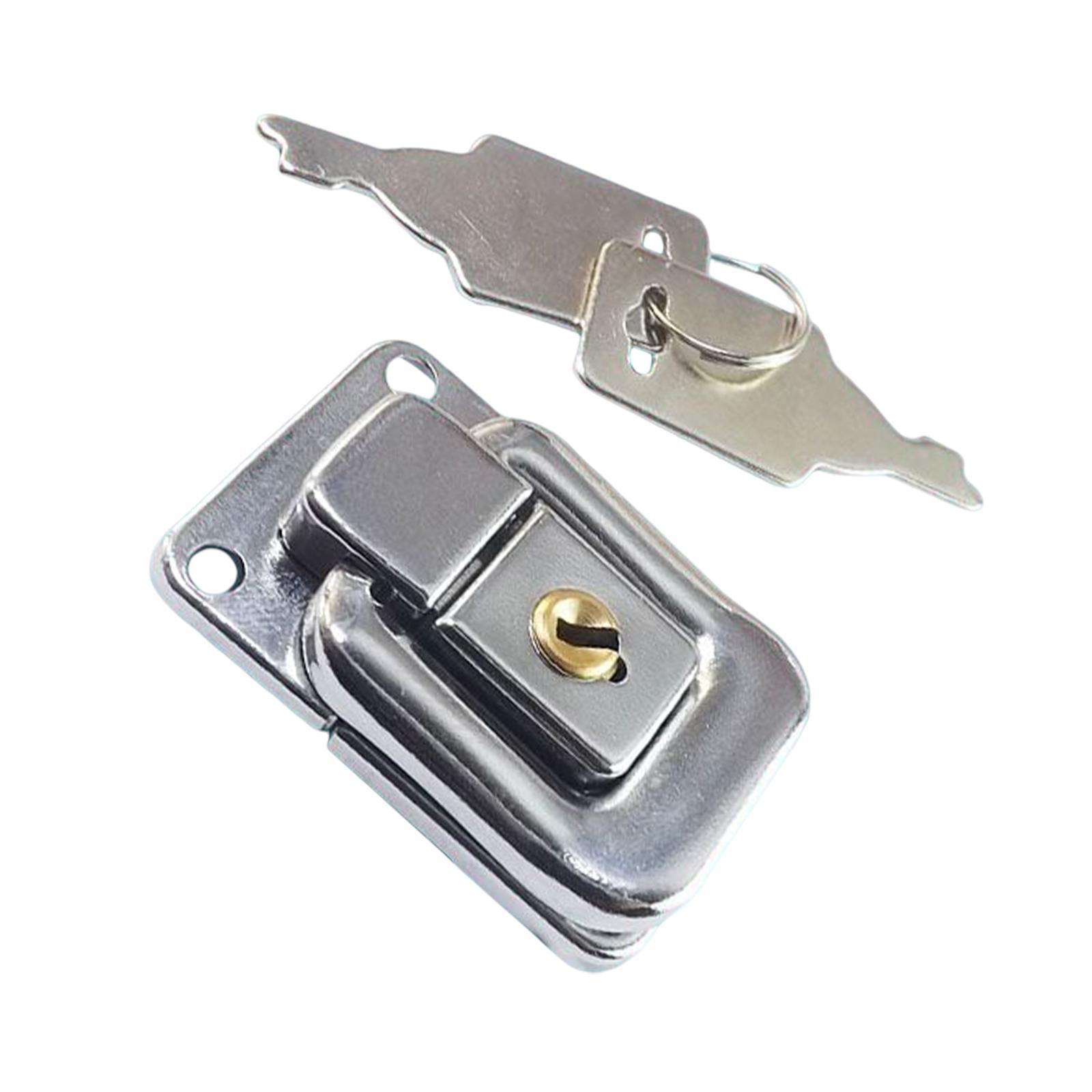 Wooden Tool Jewelry Box Lock Boxes Hardware Accessory