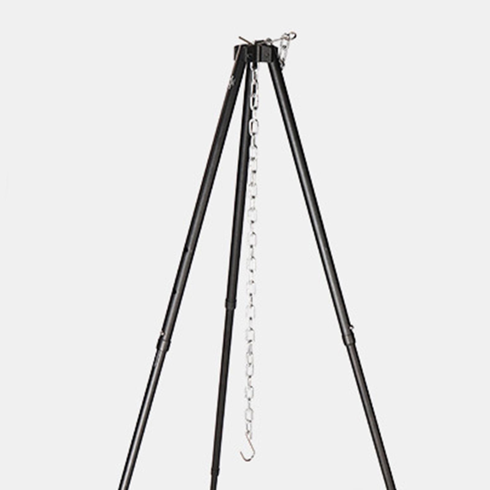Cooking Tripod for Campfire Removable Grill Hanging Tripod with Bag for Grill Party