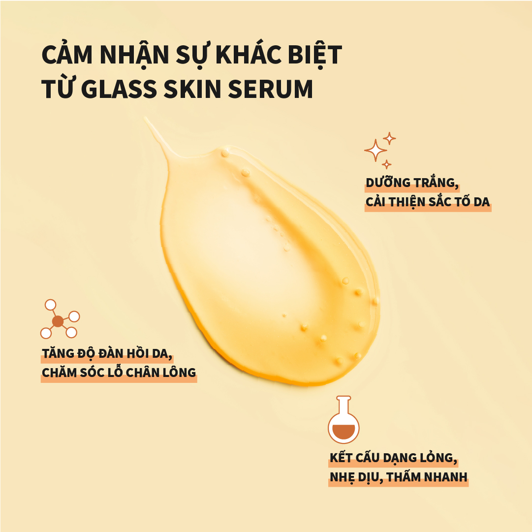 Trọn bộ 4 bước dưỡng ẩm trắng sáng da Caryophy Glass Skin