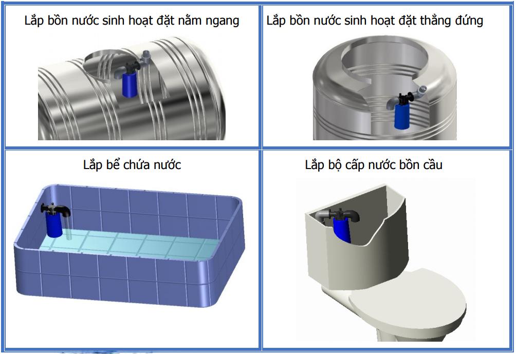 Van Phao Cơ Thế Hệ Mới ( Bơm Nước Tự Động ) Lắp Phi 21 Và Phi 27 Công Nghệ ITALY