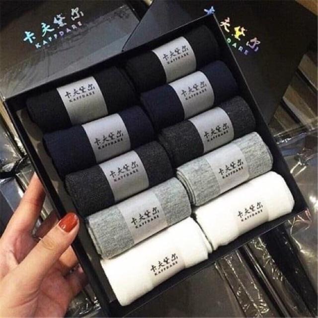 Hộp 10 đôi tất chống hôi chân xuất Nhật