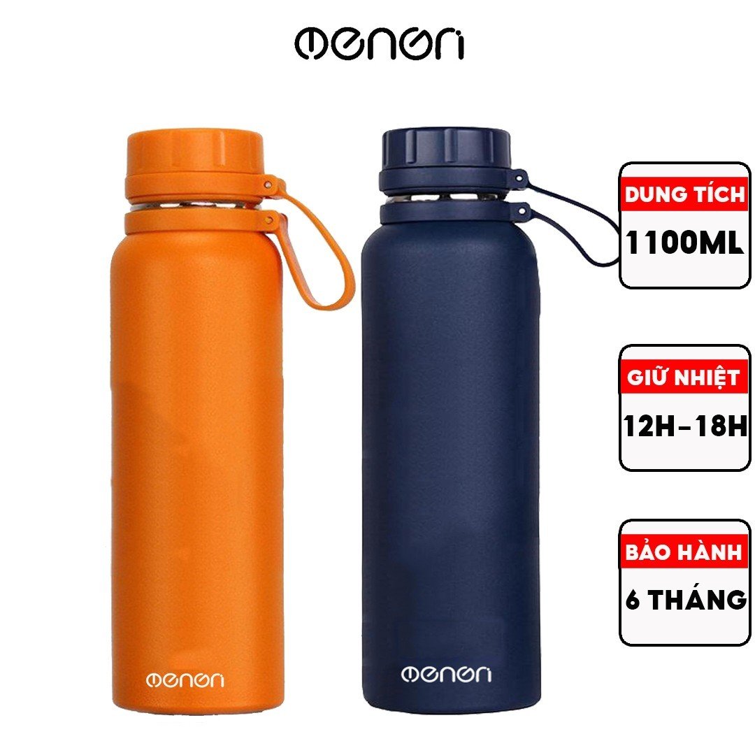 Bình Giữ Nhiệt OENON chất liệu INOX SUS304 1000ML Giữ Nhiệt 20h, Có Khay Lọc Trà Và Dây Treo Tiện Lợi