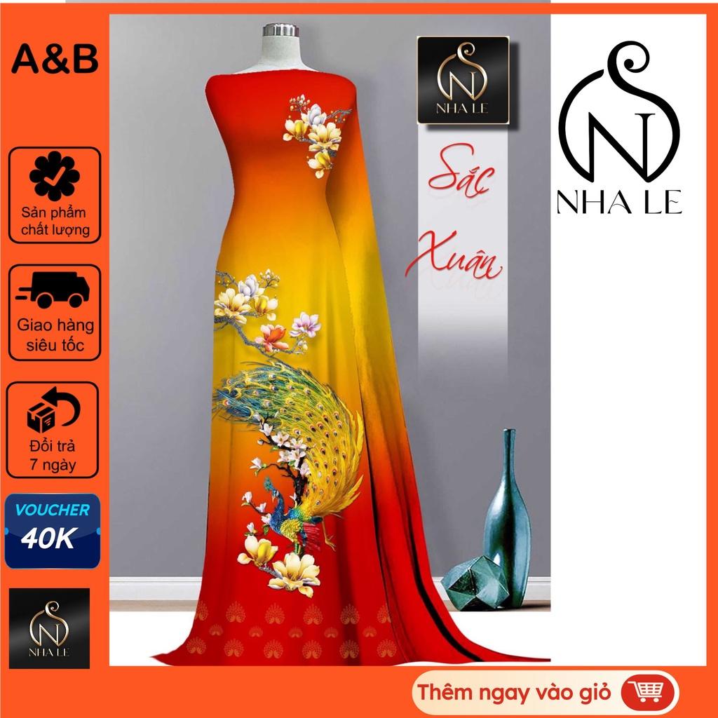 VẢI MAY ÁO DÀI NHUNG NHẬT ĐÍNH ĐÁ THỦ CÔNG