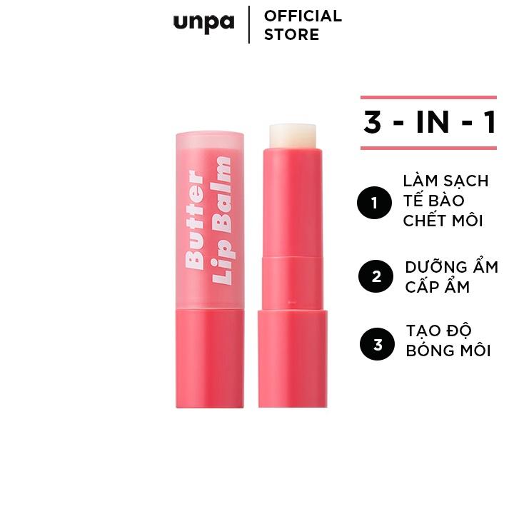 Son Dưỡng Môi Dưỡng Ẩm Cho Môi Mềm Mại Unpa Bubi Bubi Butter Lip Balm 3.8gr